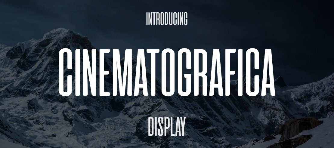 Cinematografica Font Family