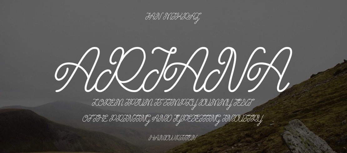 Ariana Font Family