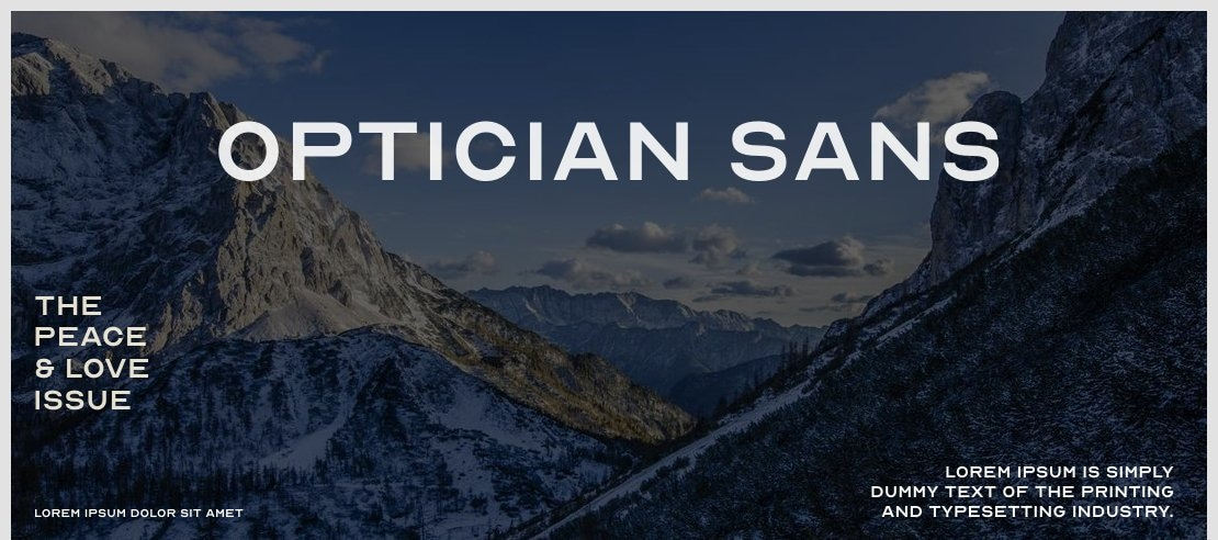 Optician Sans Font