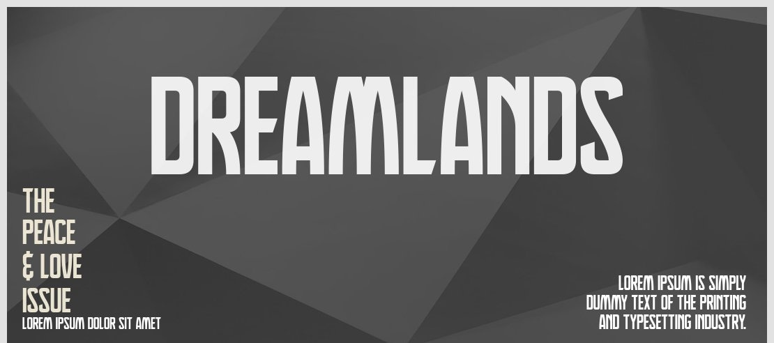 Dreamlands Font Family