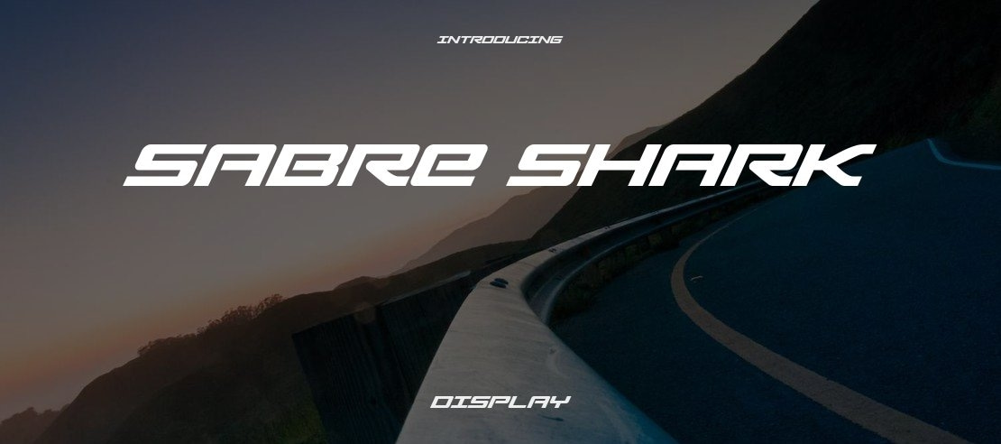 Sabre Shark Font Family