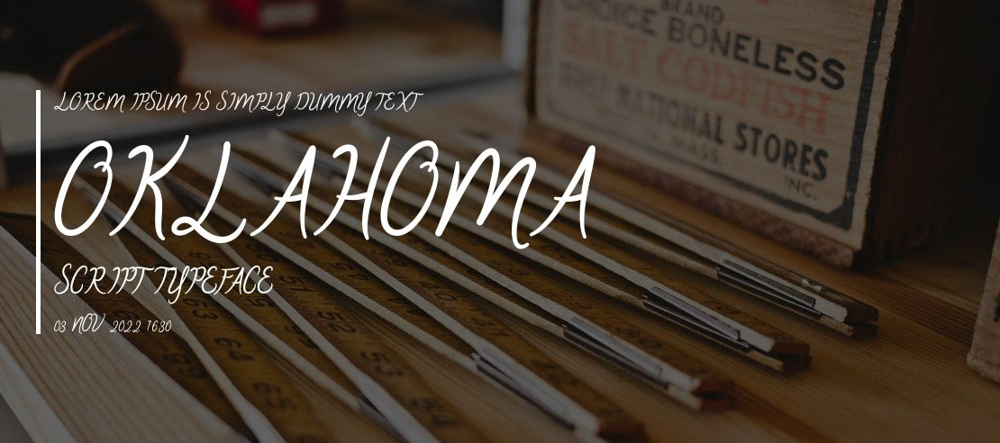 Oklahoma Script Font