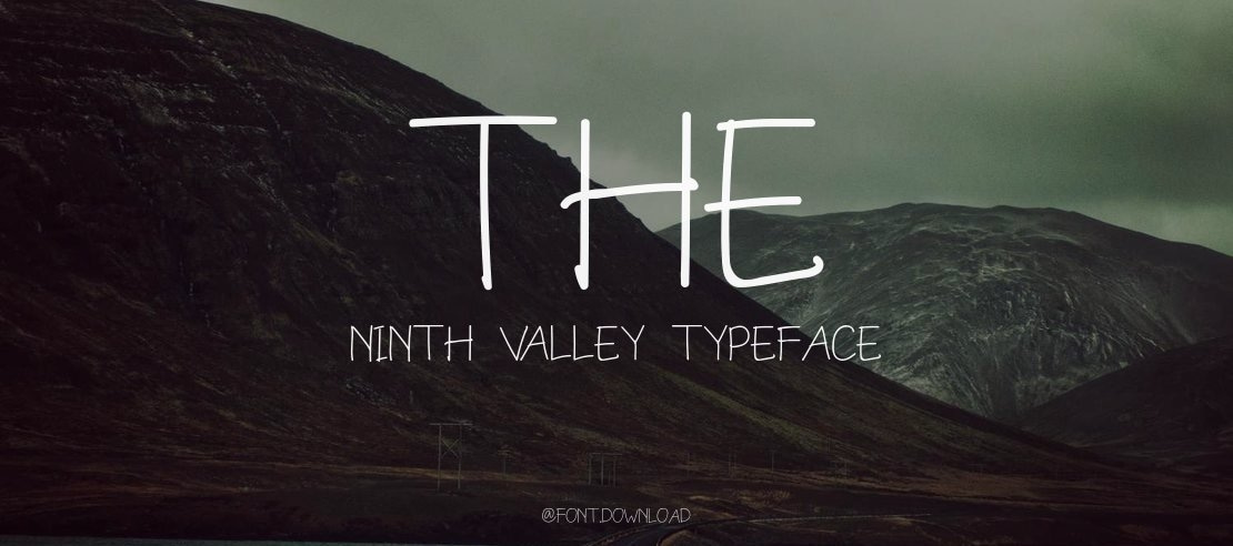 The Ninth Valley Font