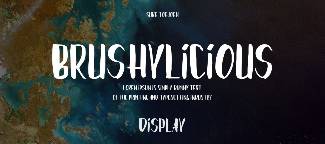 Brushylicious Font