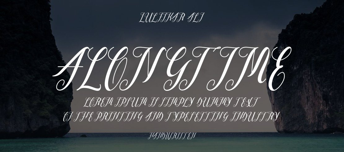 Alongtime Font Family