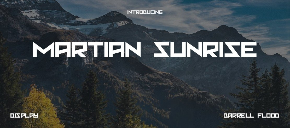 Martian Sunrise Font Family