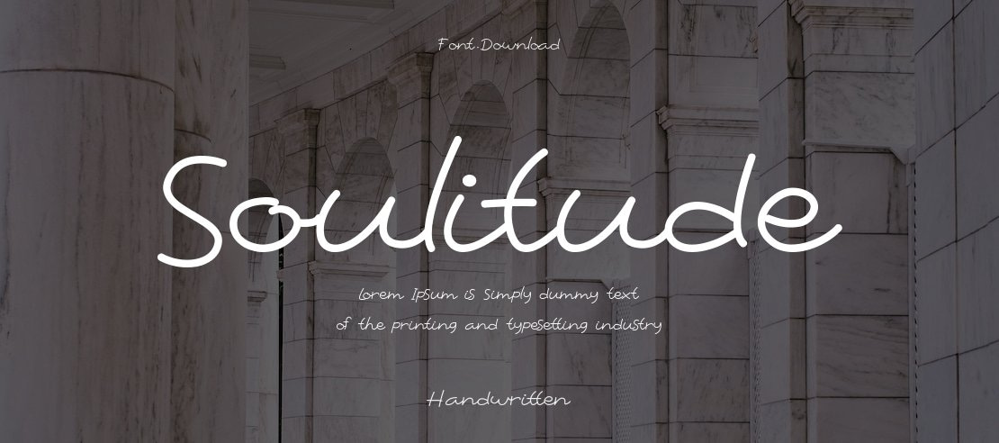 Soulitude Font