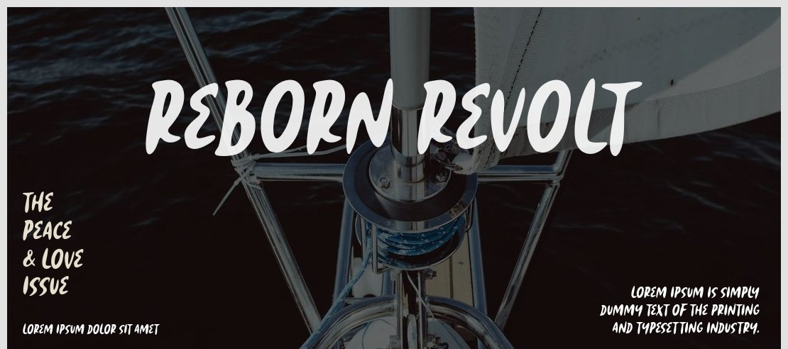 Reborn Revolt Font
