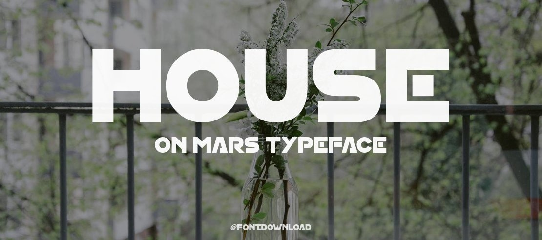 House On Mars Font Family