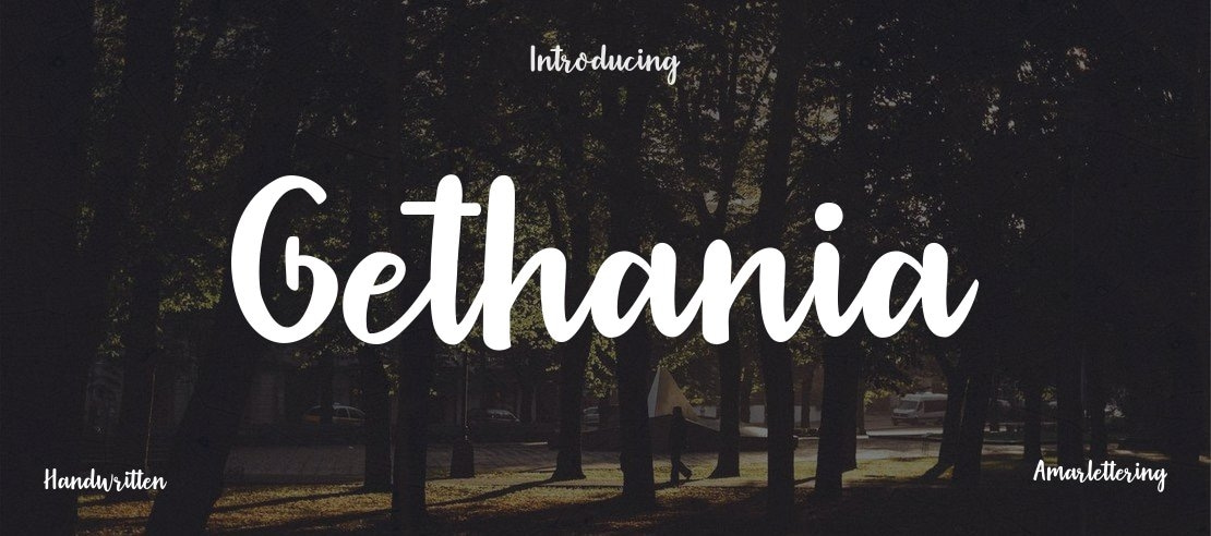 Gethania Font Family
