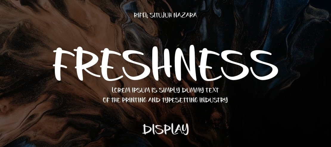 Freshness Font