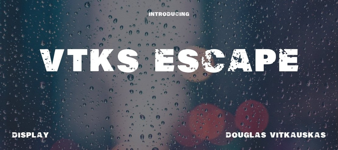 Vtks Escape Font