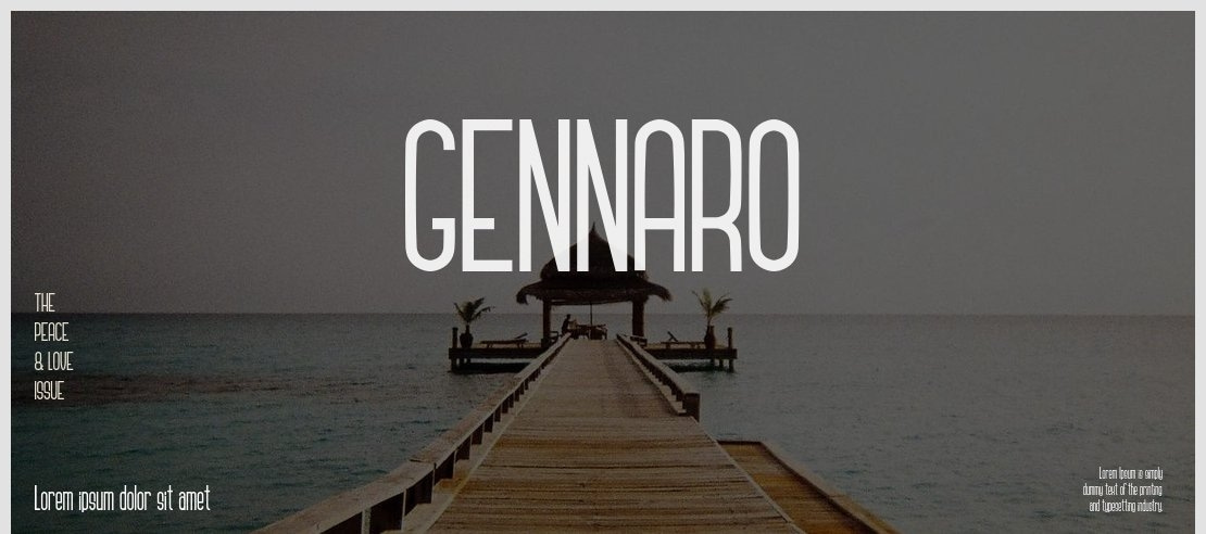 GENNARO Font