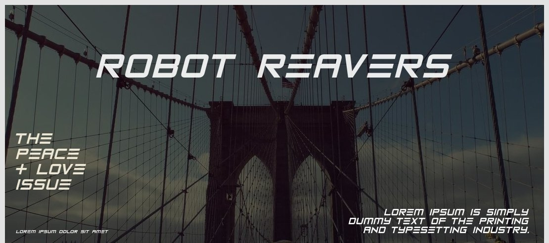 Robot Reavers Font Family