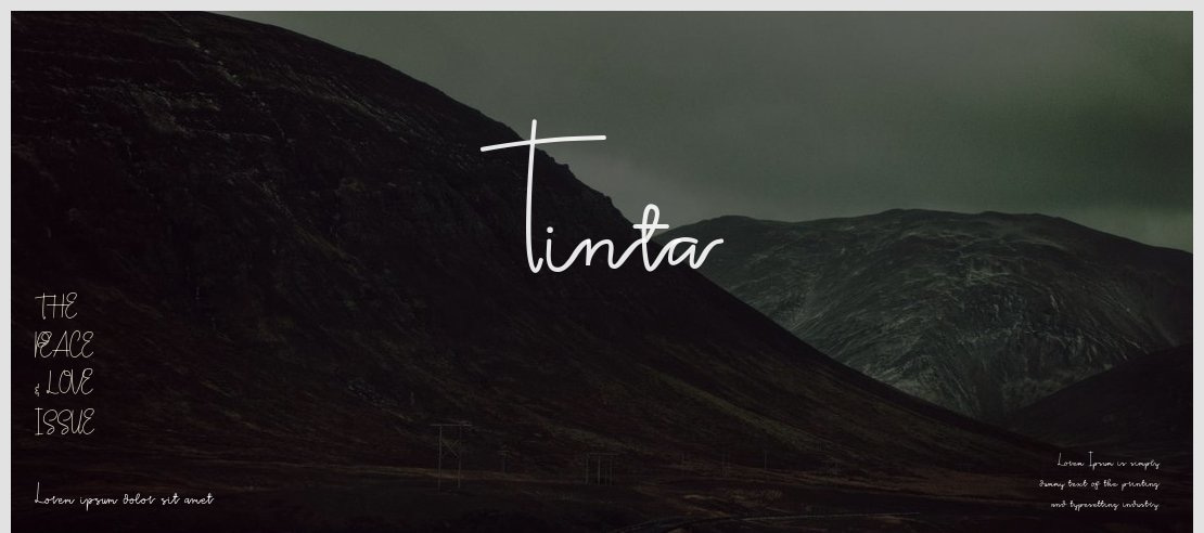 Tinta Font