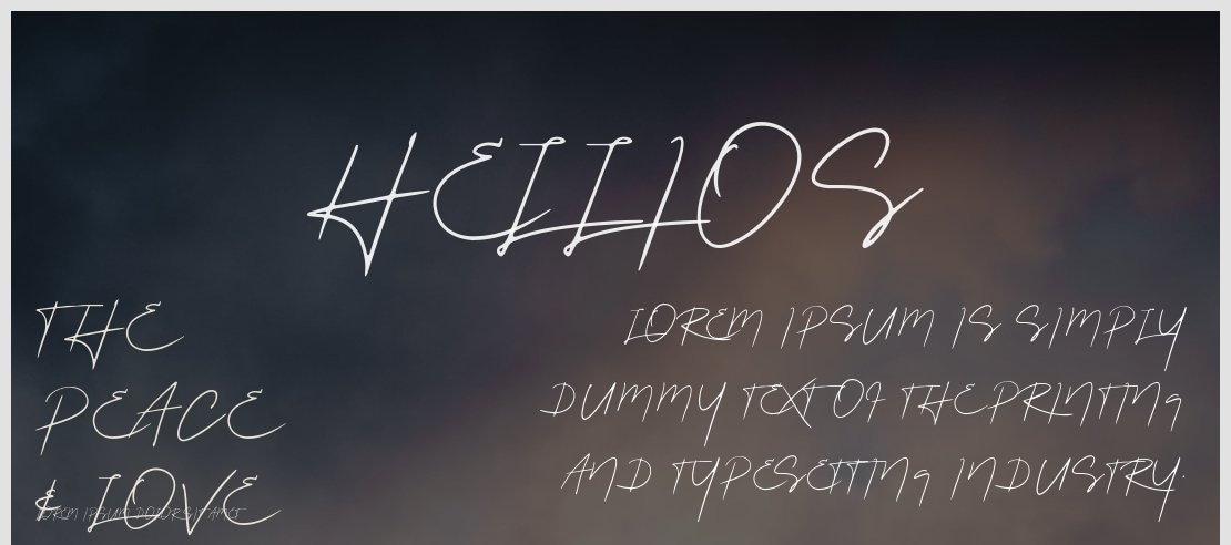 hellios Font