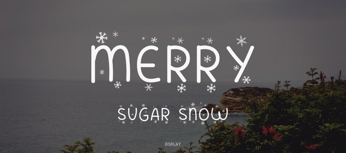 Merry Sugar Snow Font