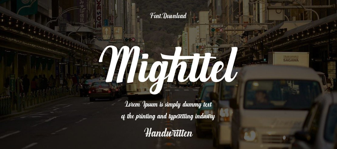 Mighttel Font