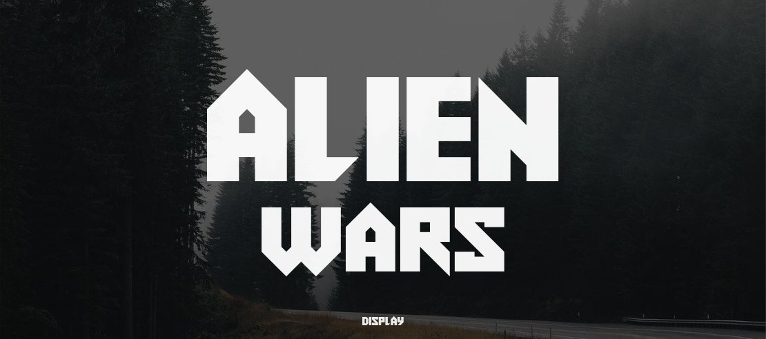 Alien Wars Font Family