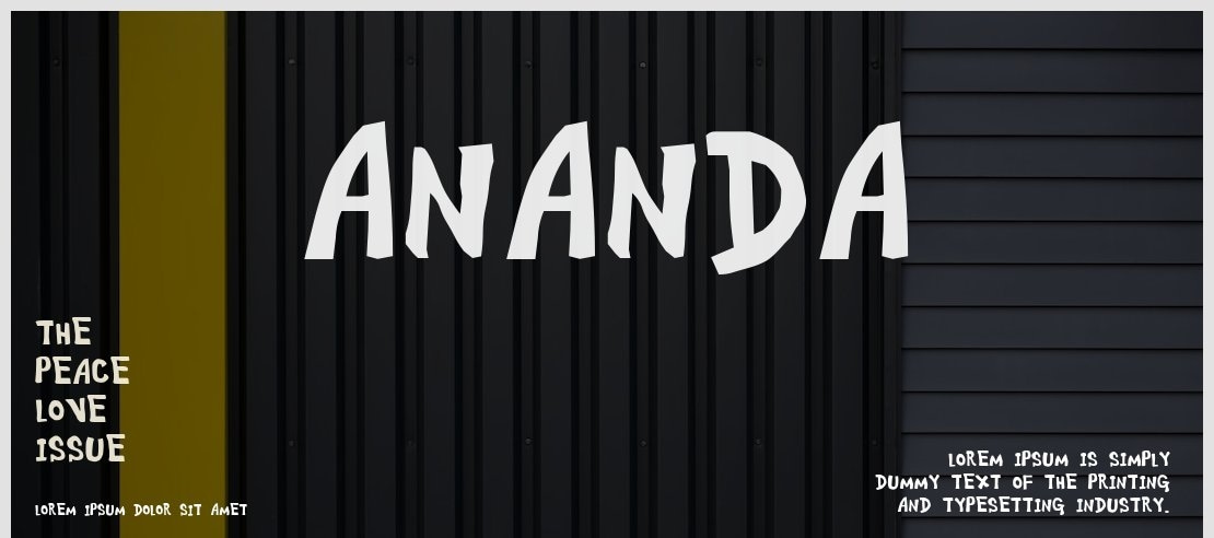 Ananda Font