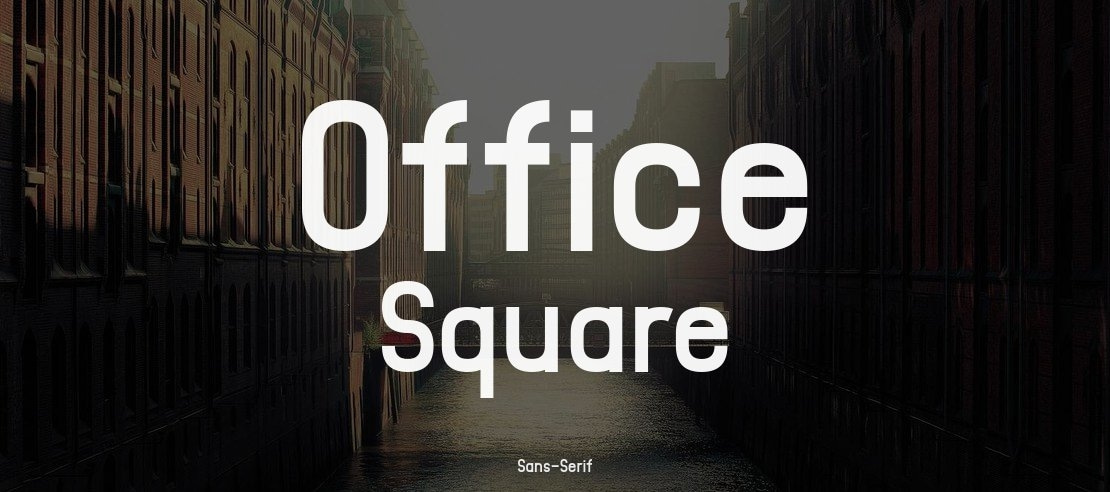 Office Square Font