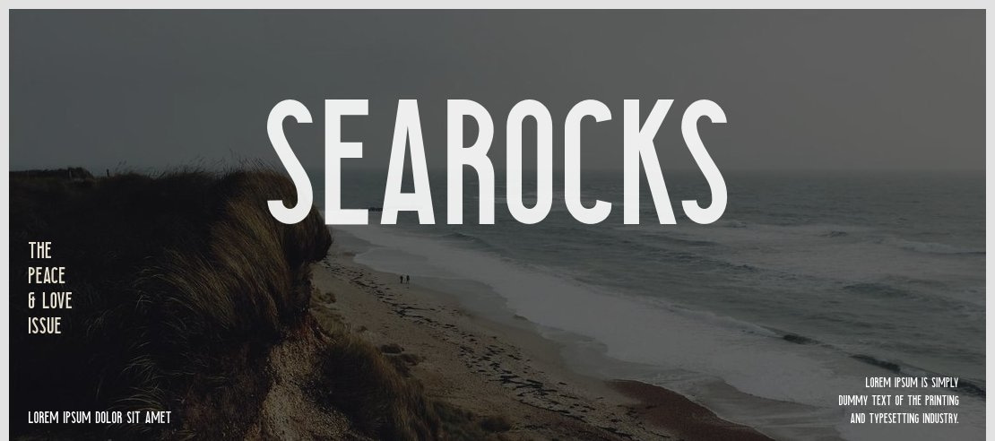 Searocks Font