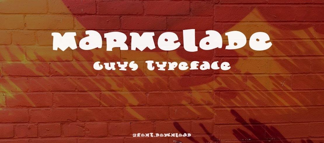 Marmelade Guys Font