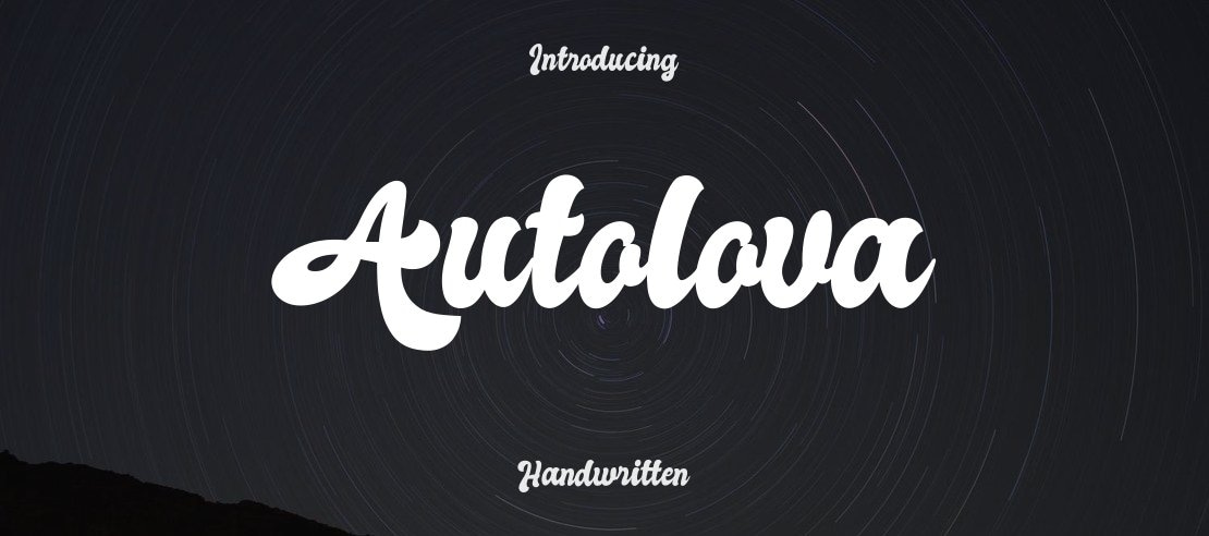 Autolova Font