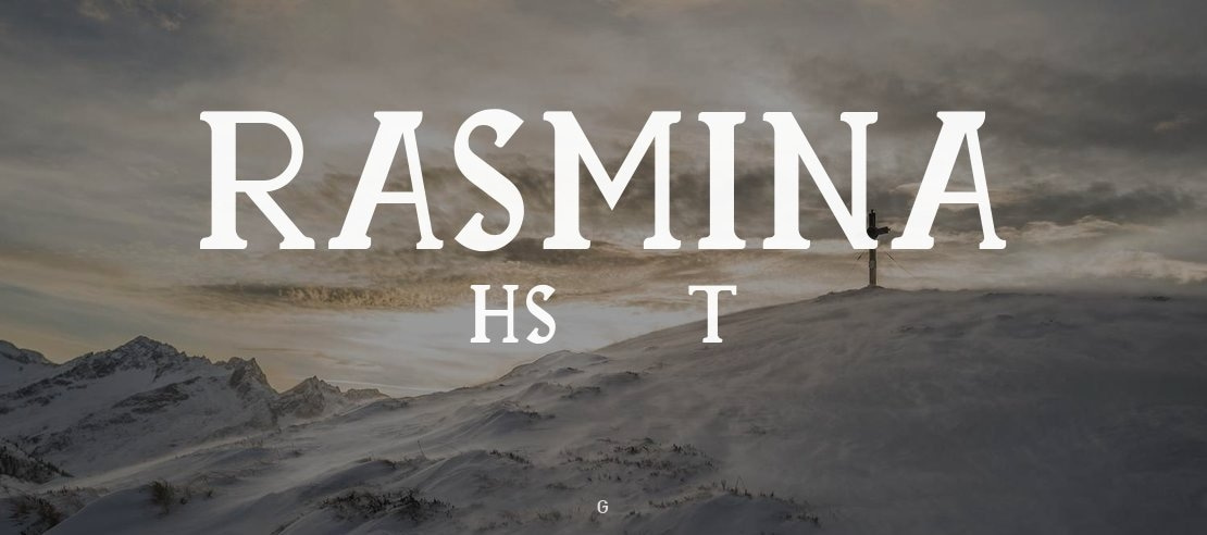 RASMINA HS 60 Font