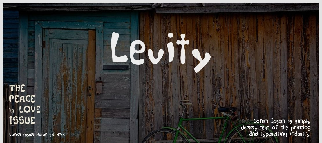 Levity Font