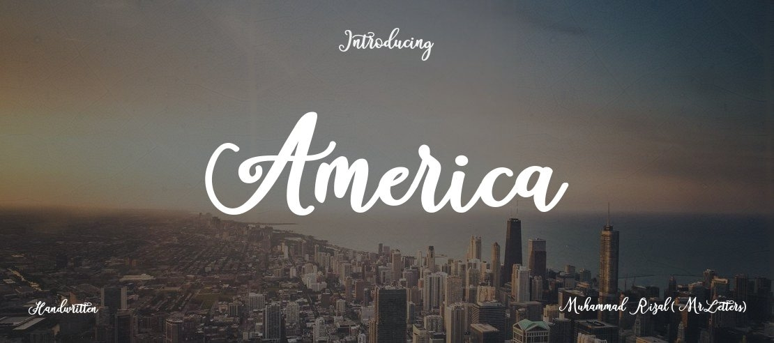 America Font Family