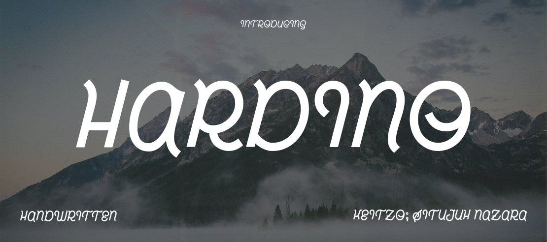 Hardino Font