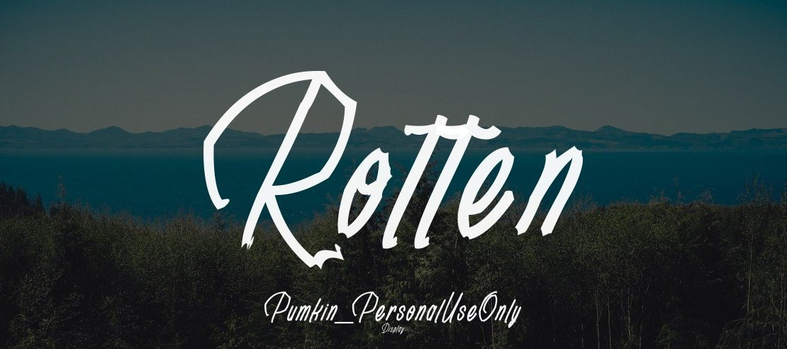 Rotten Pumkin_PersonalUseOnly Font