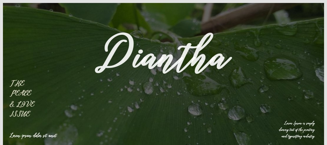 Diantha Font Family