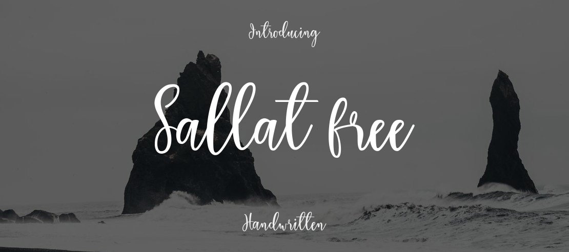 Sallat free Font