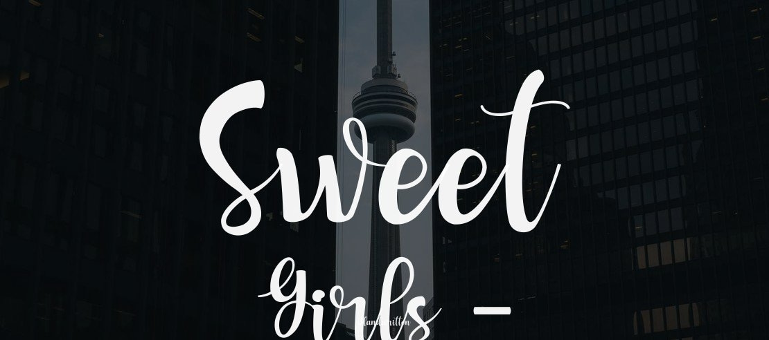 Sweet Girls - Font