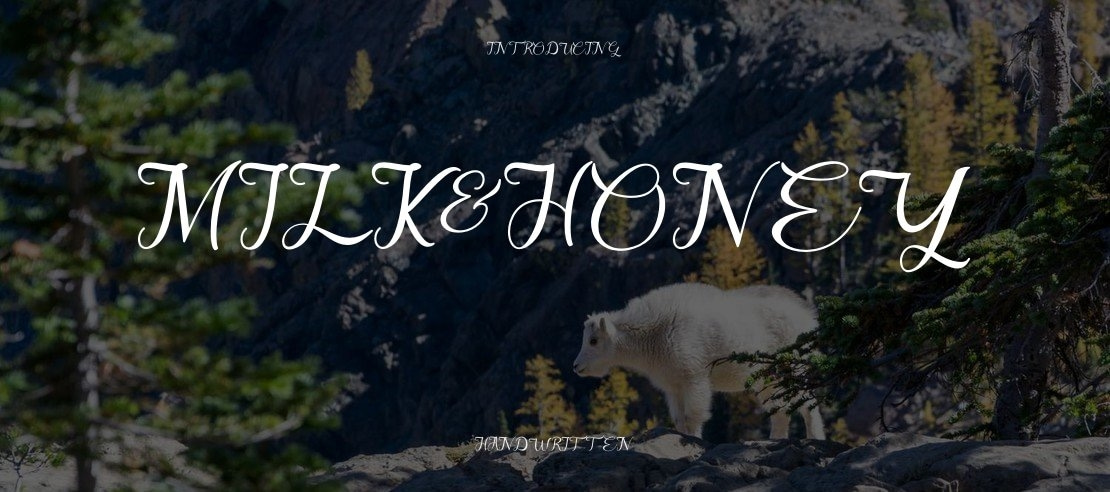 Milk&Honey Font