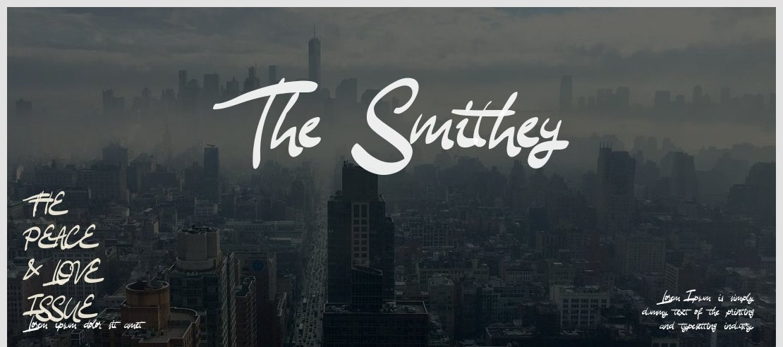 The Smithey Font