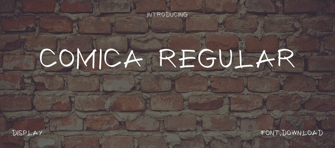 Comica Regular Font