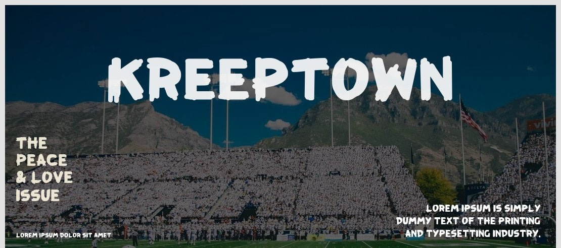 KreepTown Font