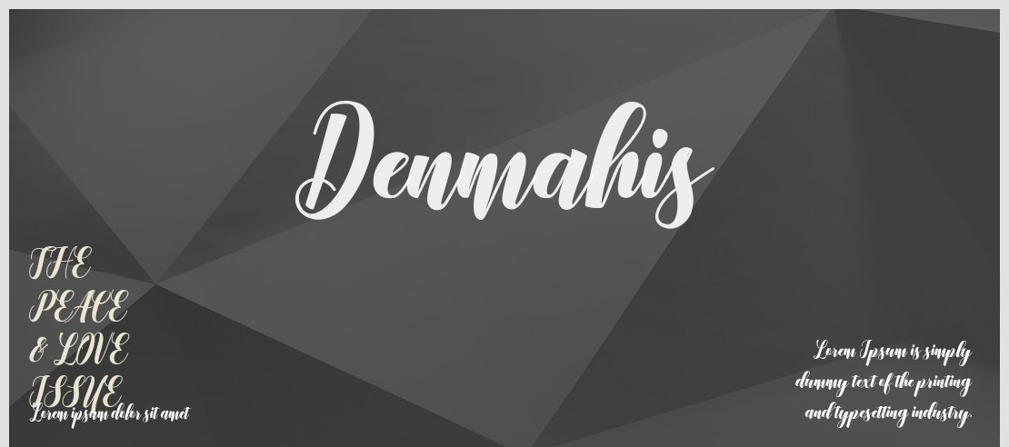 Denmahis Font