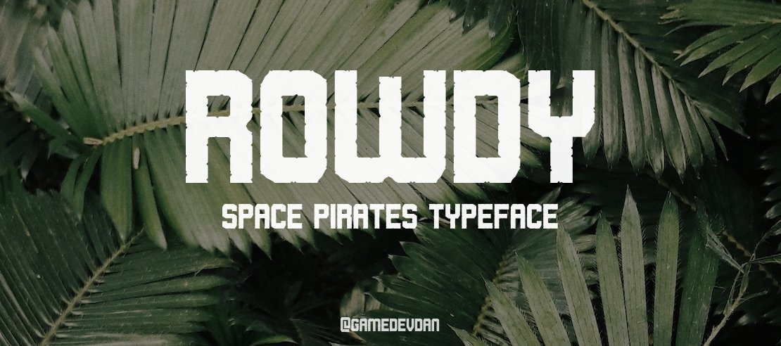 Rowdy Space Pirates Font