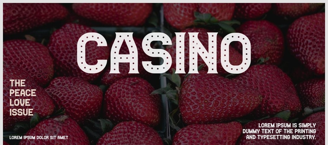 Casino Font Family