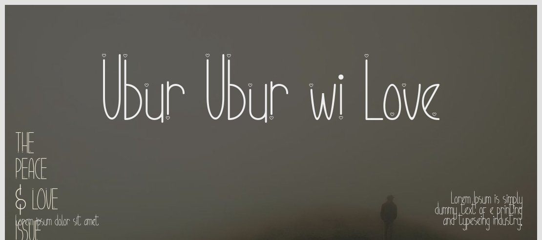 Ubur Ubur with Love Font Family