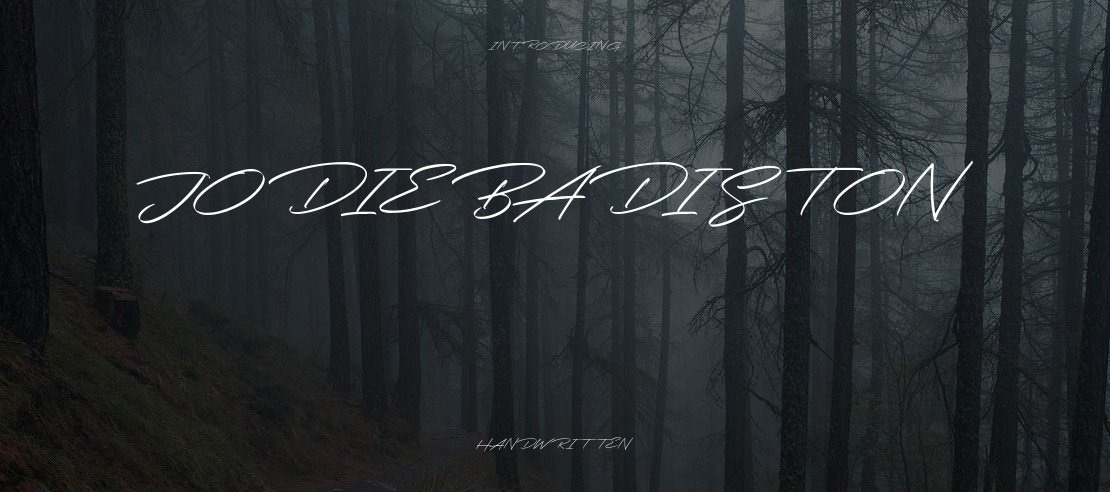 Jodie Badiston Font