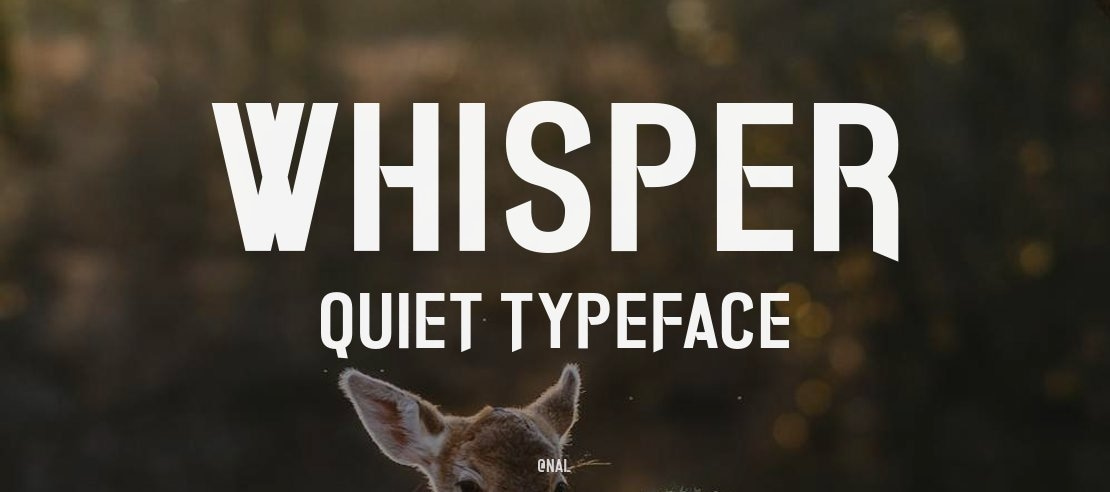 Whisper Quiet Font