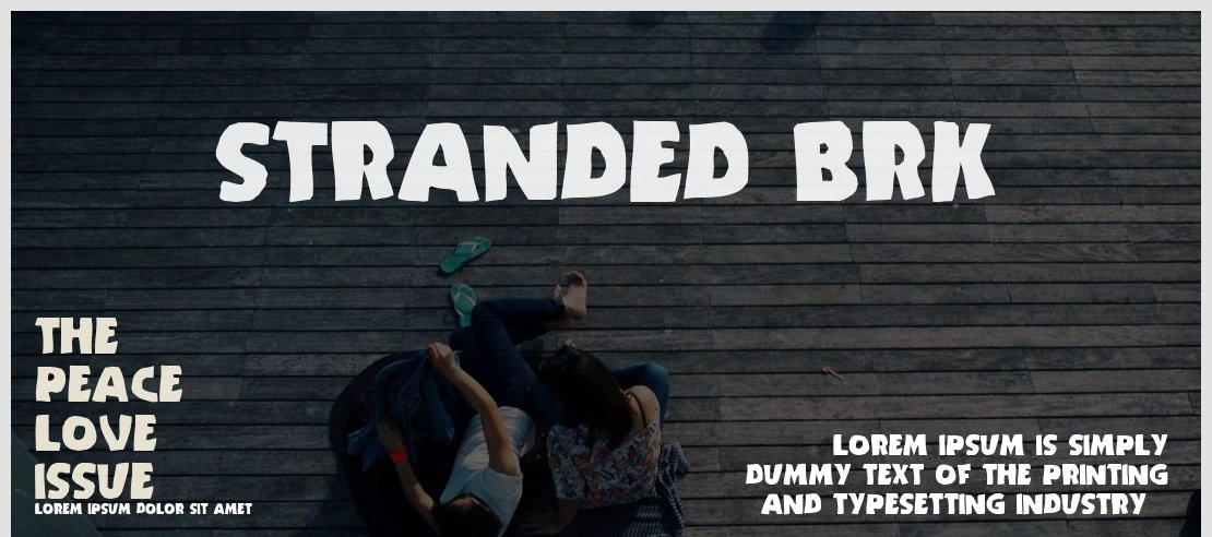 Stranded BRK Font