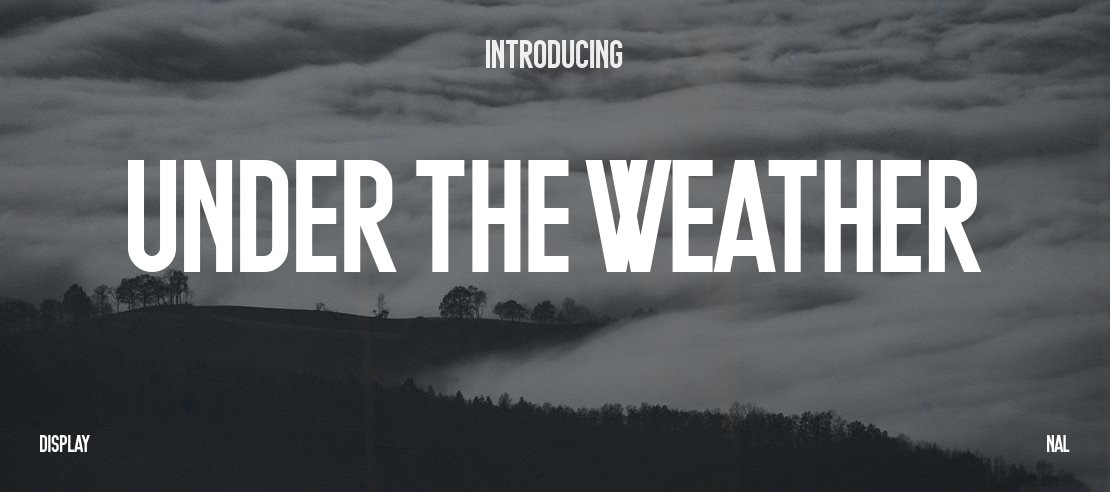Under the Weather Font