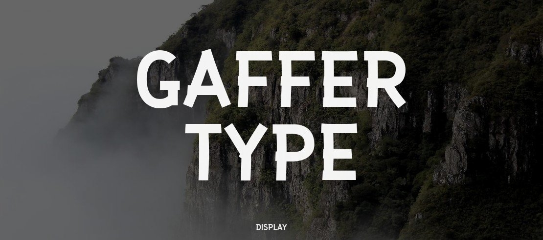 Gaffer Type Font