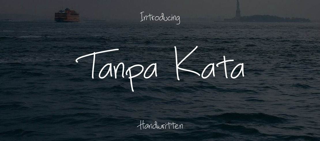 Tanpa Kata Font